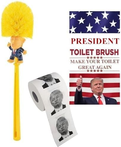 Toilettenbürste Gag-Geschenk Set Lustig