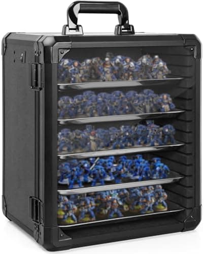 Miniaturen-Transportkoffer mit Schloss