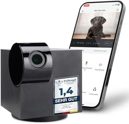 Haustier-Kamera 360° mit App