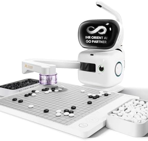 KI Go-Brett mit Roboterarm Sense Robot