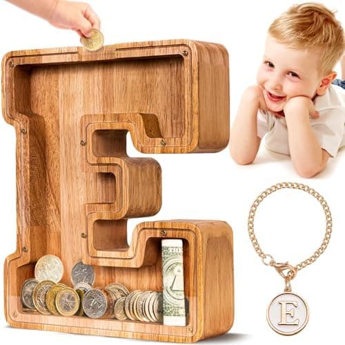 Personalisierte Holz Spardose Kinder
