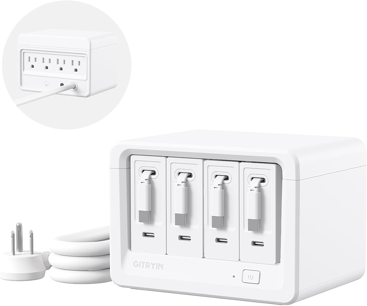 Gitryin 12-in-1 Schnellladestation Desktop
