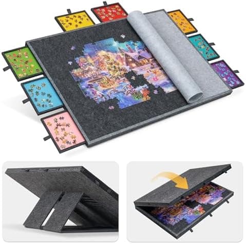 Puzzle Board 2000 Teile mit 8 Schubladen
