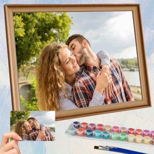 Personalisiertes Malen nach Zahlen Eigenes Foto