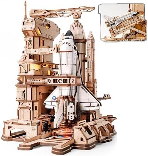 ROKR 3D Holzpuzzle Raumfähre Modellbausatz