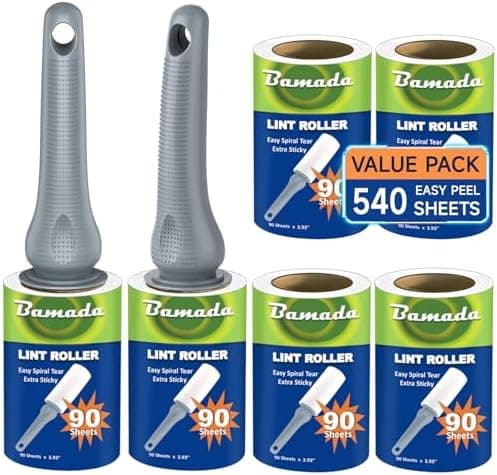 Fusselroller Tierhaare 540 Blatt Tragbar