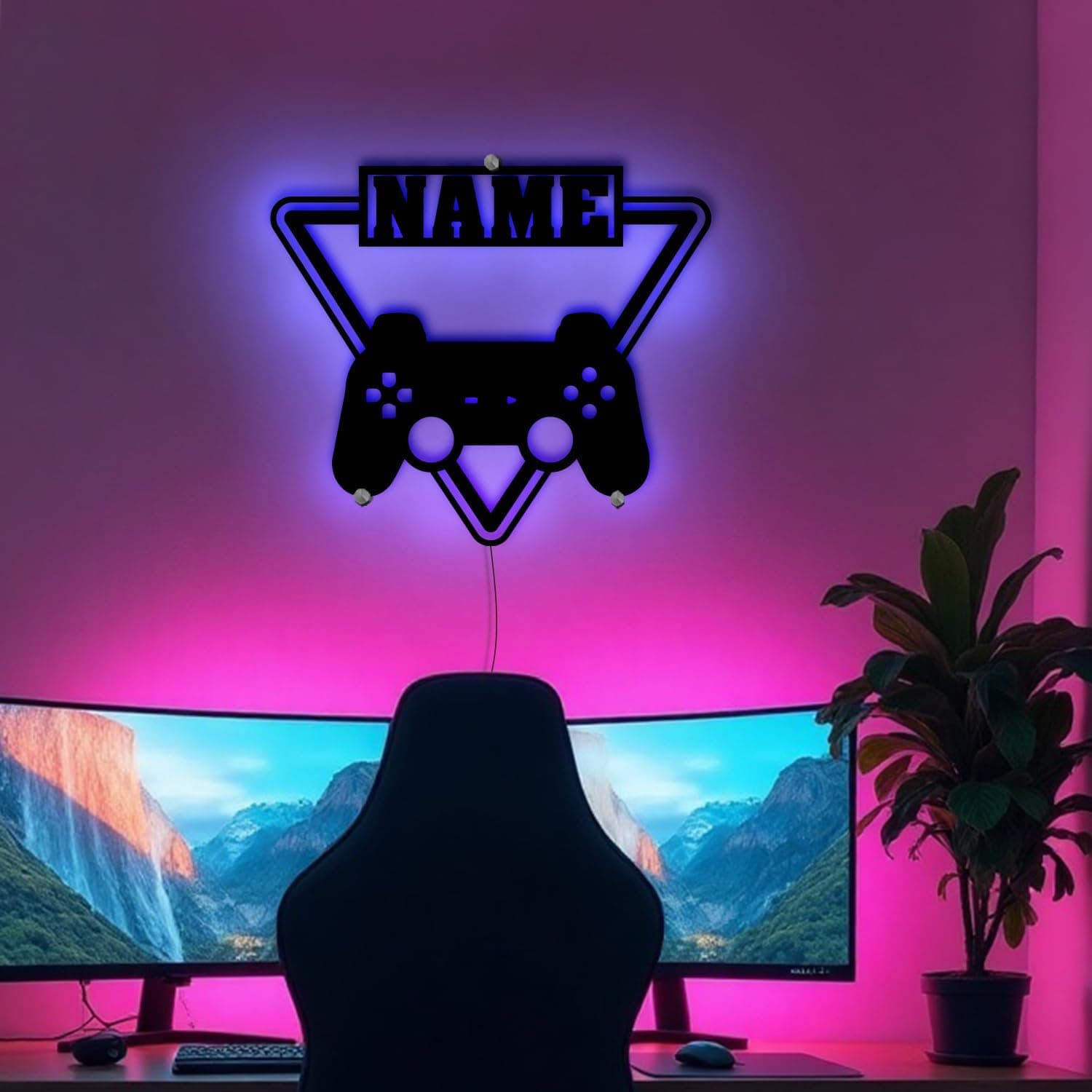 Personalisiertes LED Nachtlicht Jugendzimmer