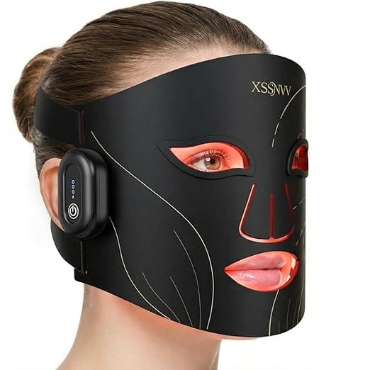LED Gesichtsmaske Kabellos 4 Modi