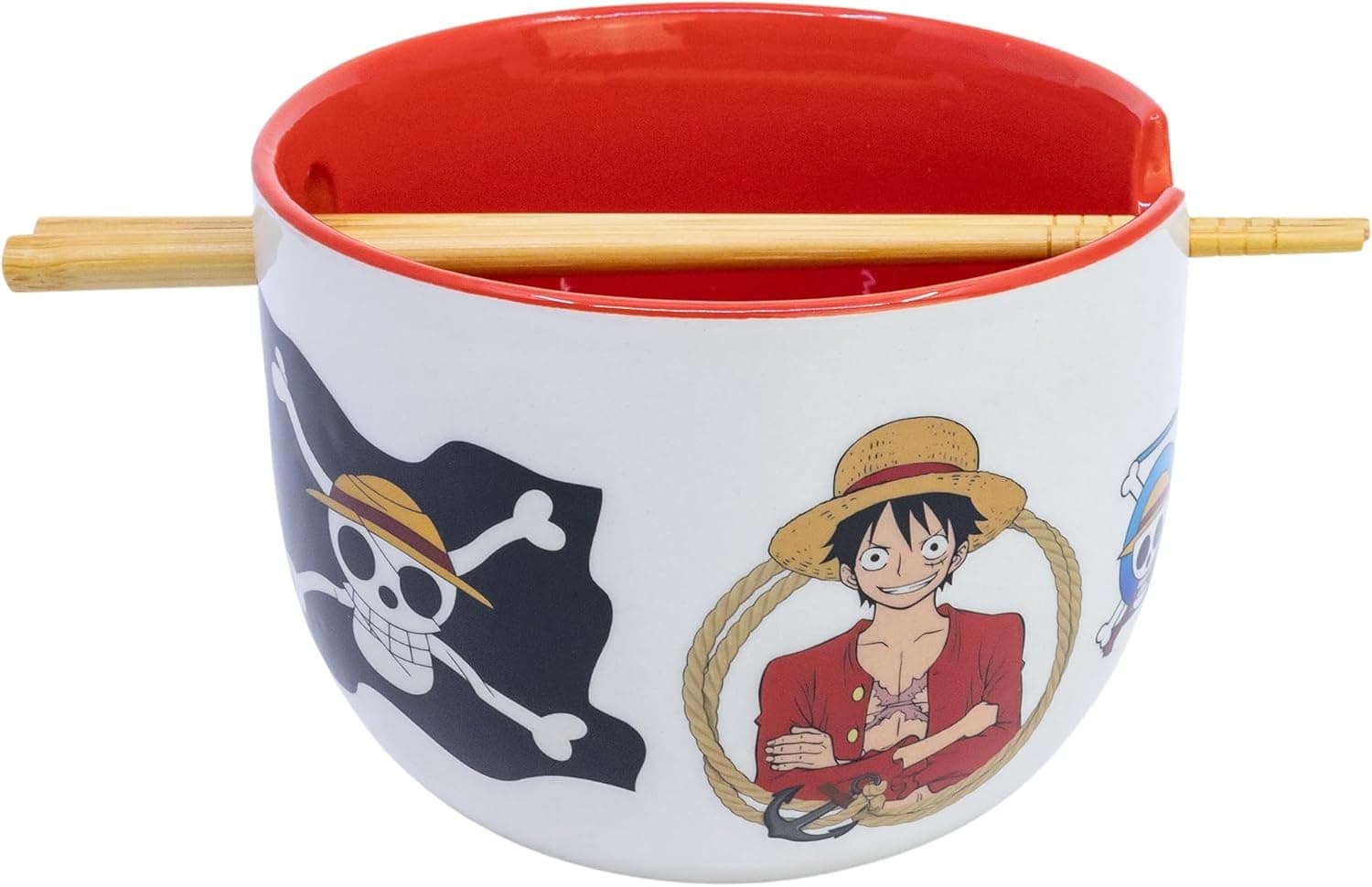 One Piece Ramen Schüssel mit Stäbchen