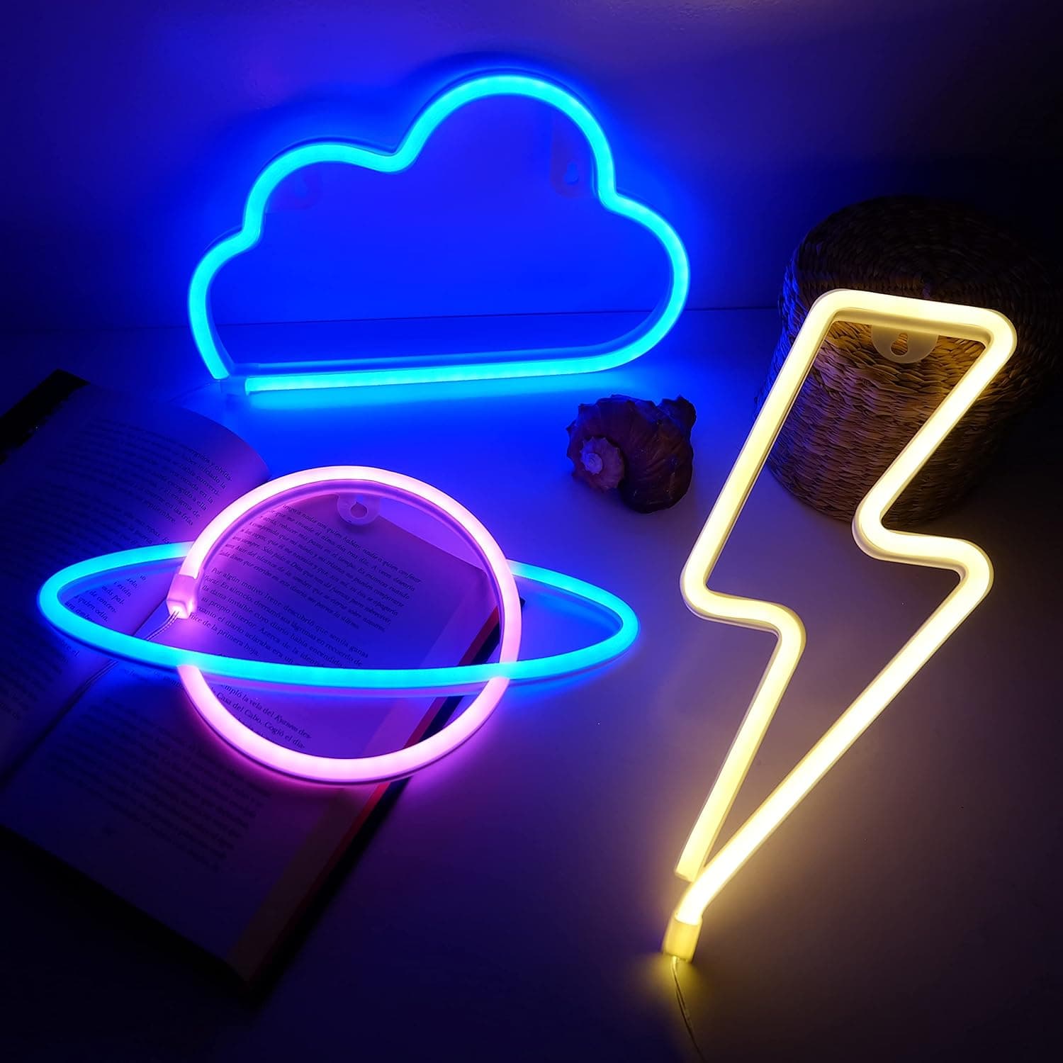 Planet Wolke Nachtlicht 3er Pack