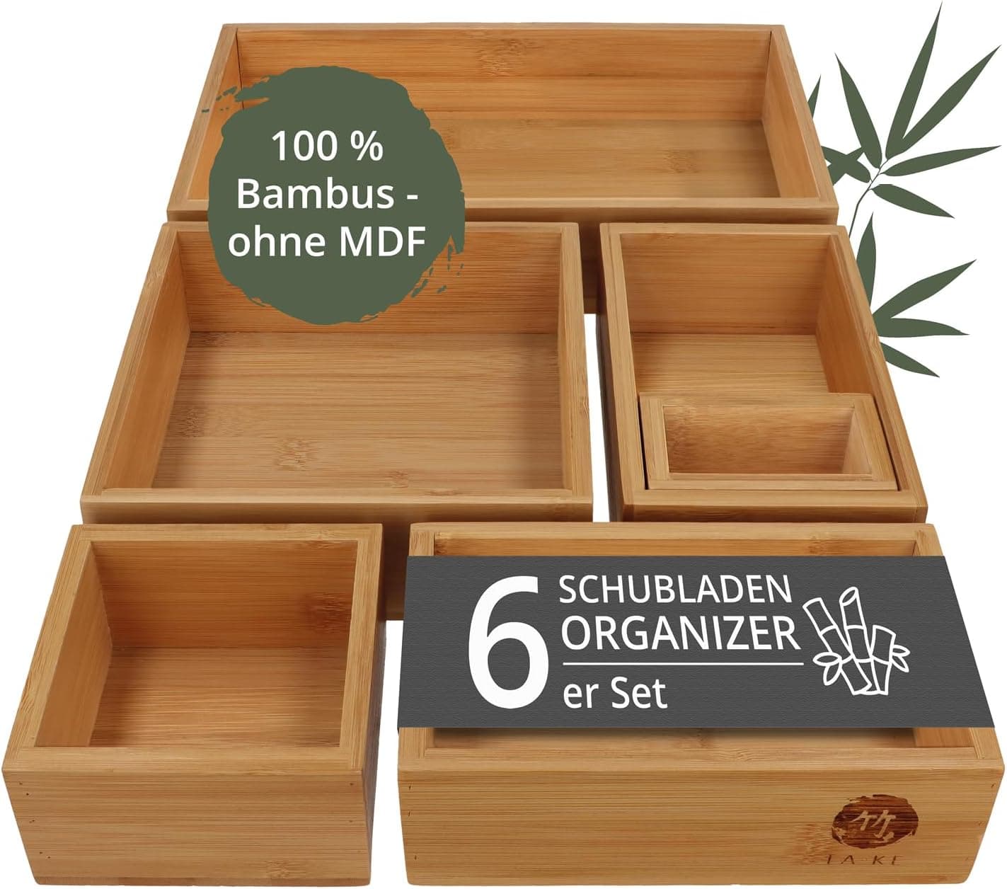 6-Teiliges Schubladen Ordnungssystem