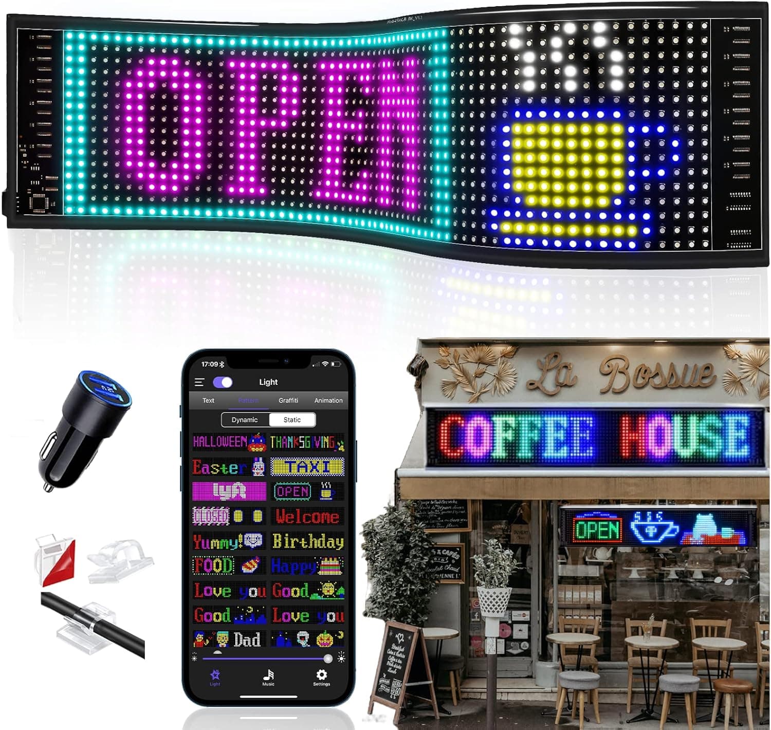 LED Laufschrift Tafel