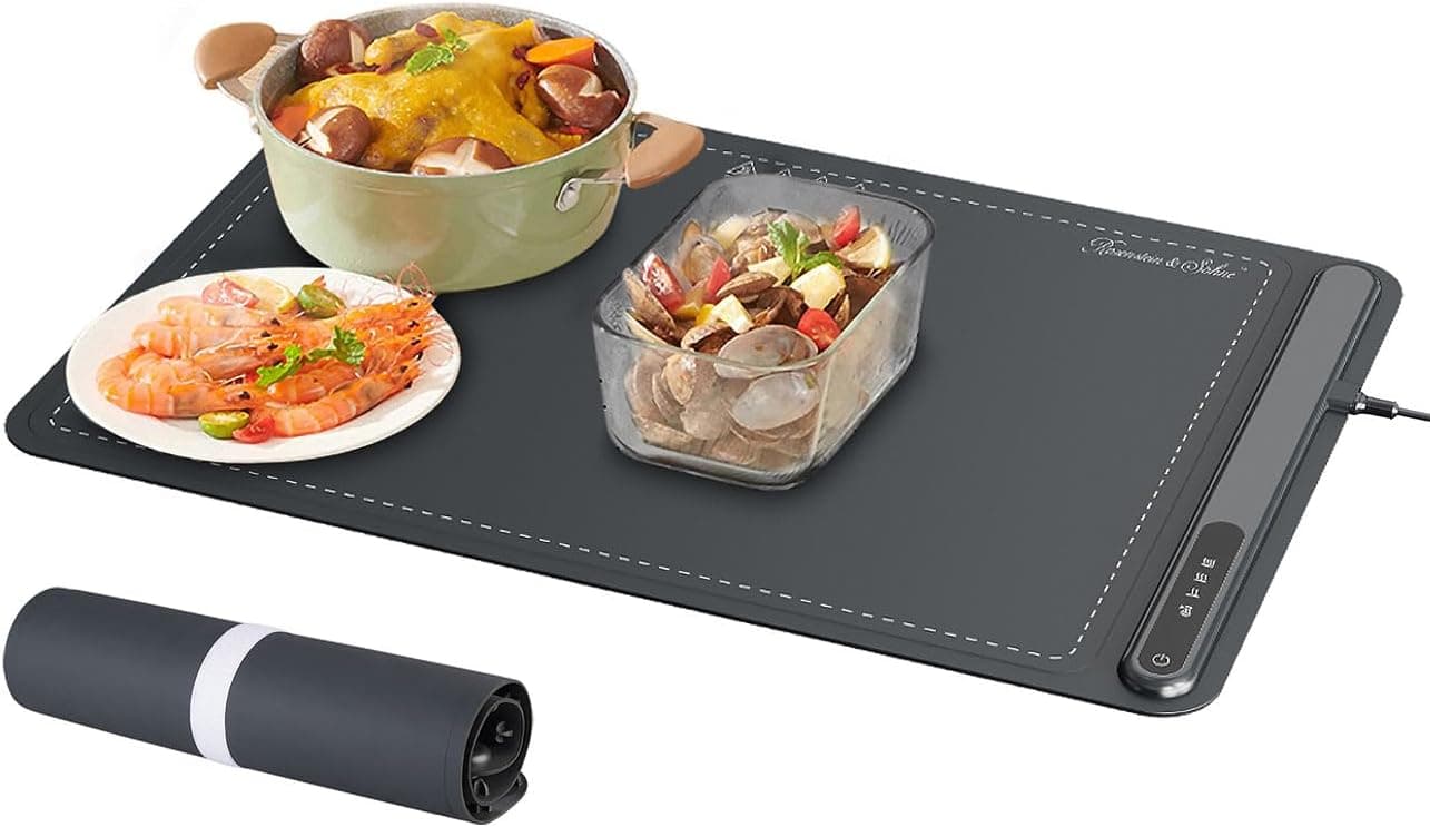 Rosenstein & Söhne Rollbare Warmhalteplatte